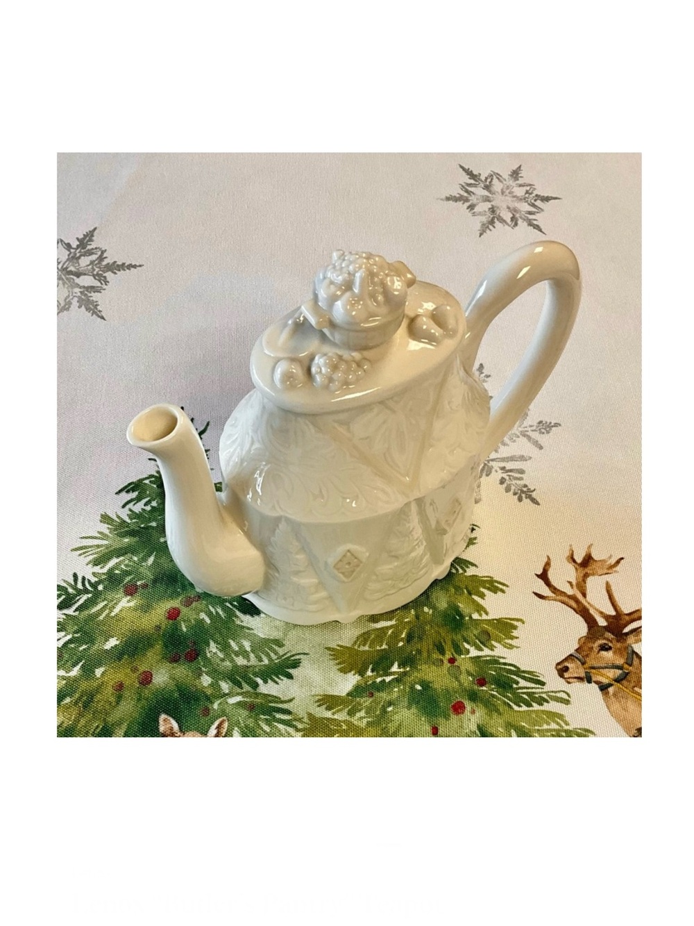 Elegant “Lenox” Butler’s Pantry Teapot